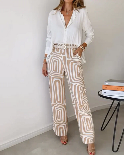 Anouk | Bekvämt snyggt set (GRATIS RIEM)