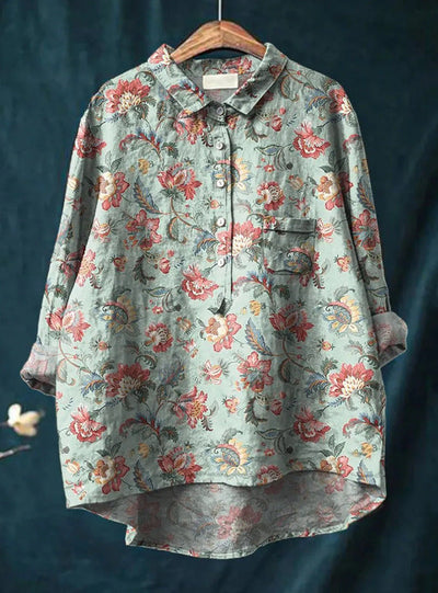 Beata | Klassisk blommig blus